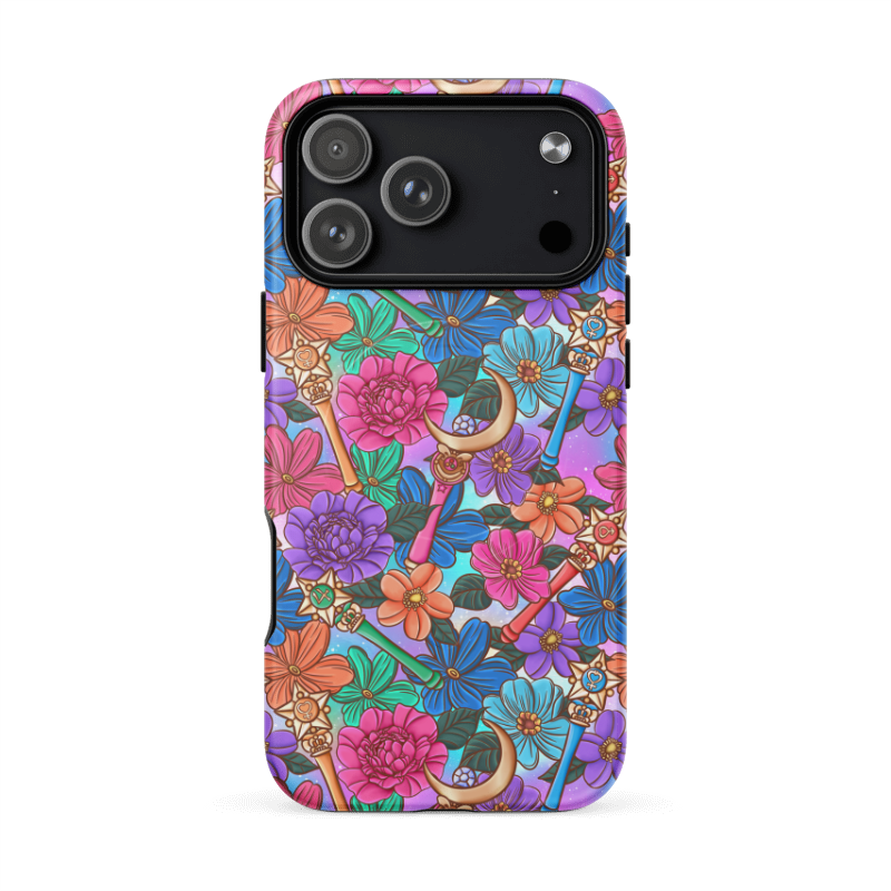 Moon Girl Wands Floral Inspired Phone Case