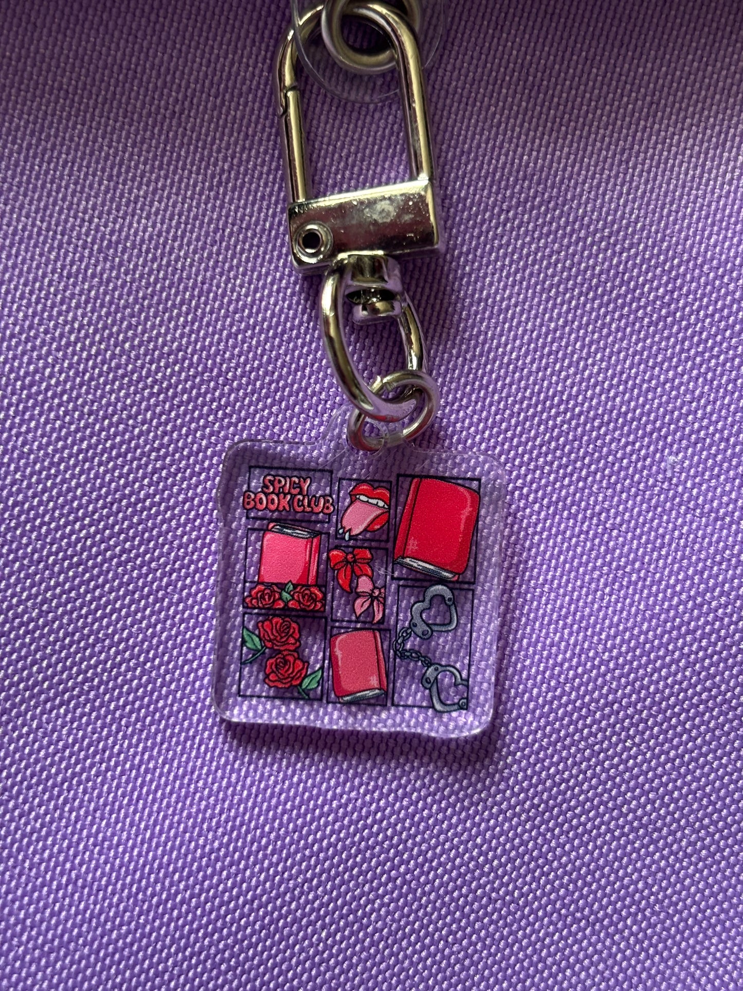 Spicy Book Club Charm