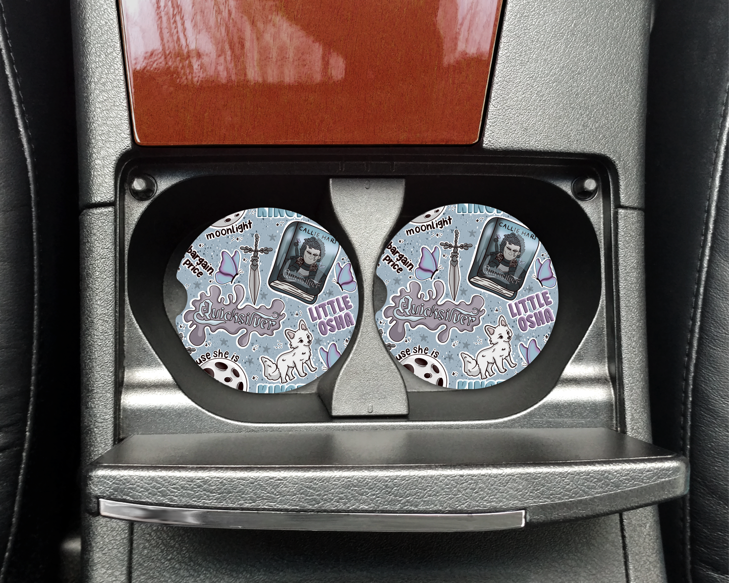 Quicksilver Inspired Car Coasters