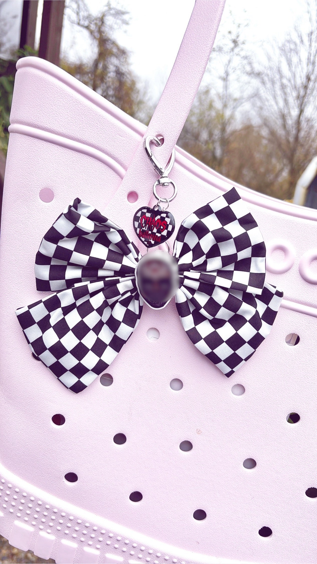 Chaos Ballerina Bag Bow Keychain