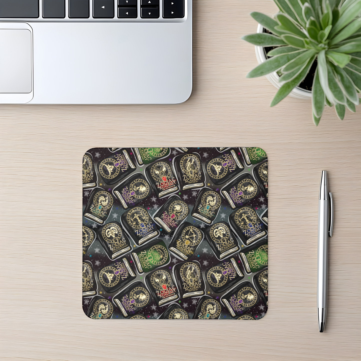 Z Academy Bookish Mouse Pad/Desk Mat