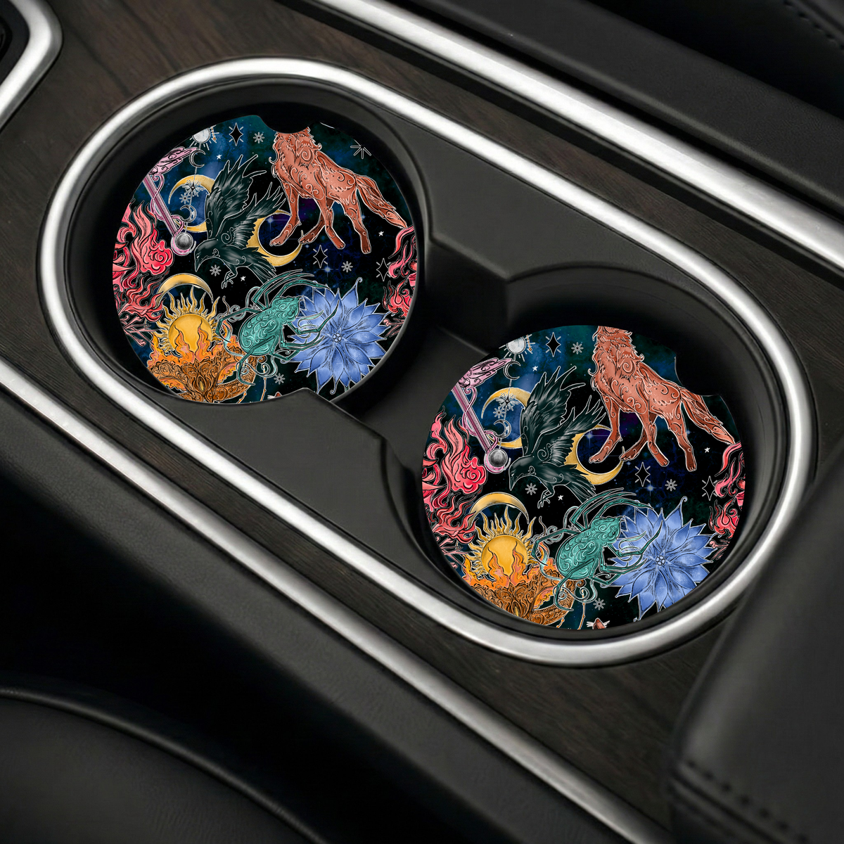 ACOTAR Inspired Car Coasters
