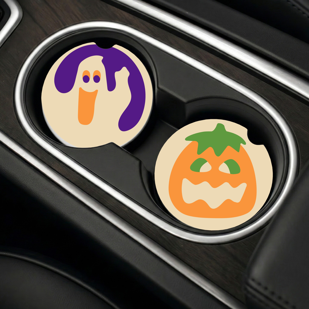 Spooky Cookies Car Coasters