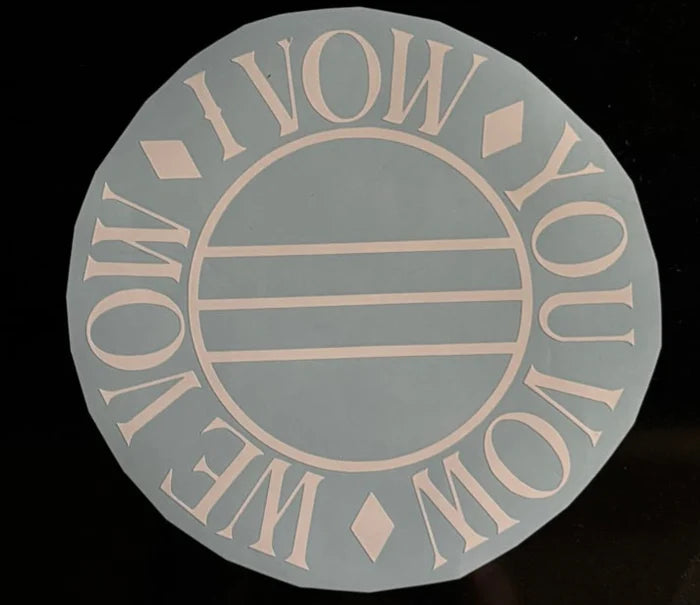 Vow Circle Decal