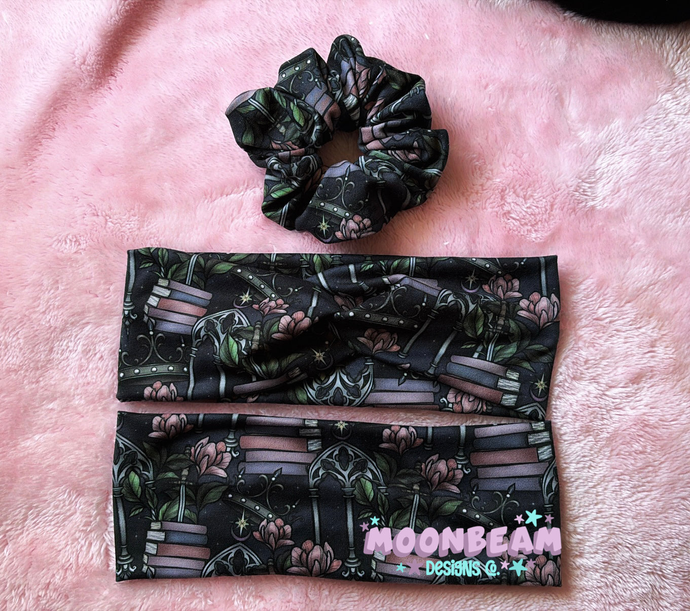 Romantasy headbands and scrunchies
