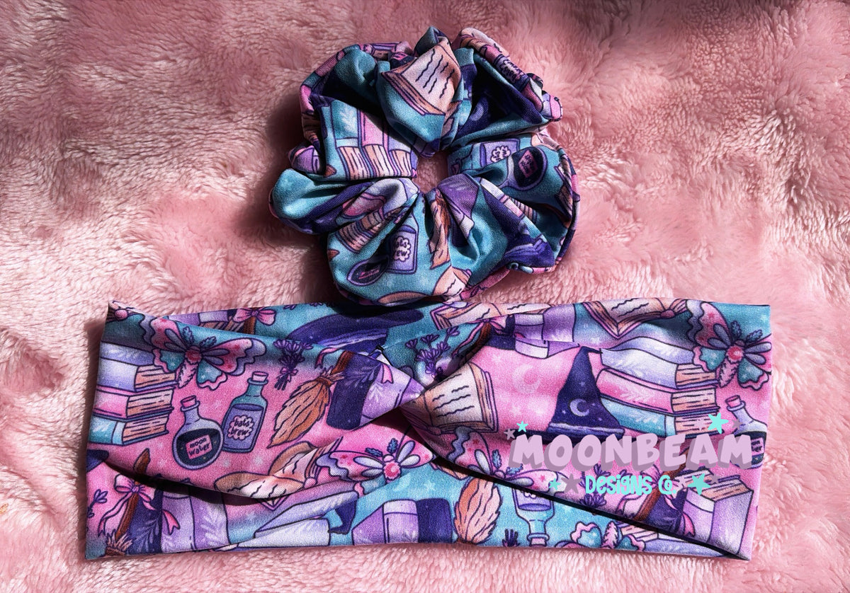 Season of the Witch Headband and Scrunchie