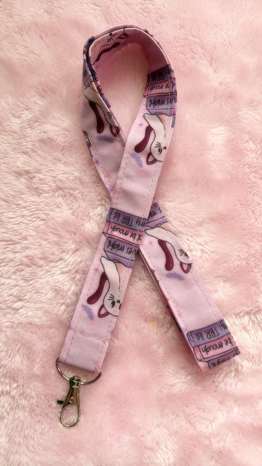 9 Lives Might Not Be Long Enough For my TBR Lanyard