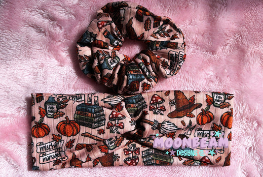 Autumn Wizard Headband and Scrunchie