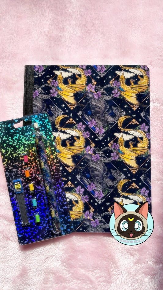 Fourth Wing Violet's Dragons Notebook Bundle