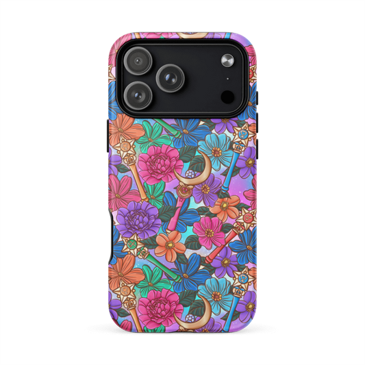 Moon Girl Wands Floral Inspired Phone Case