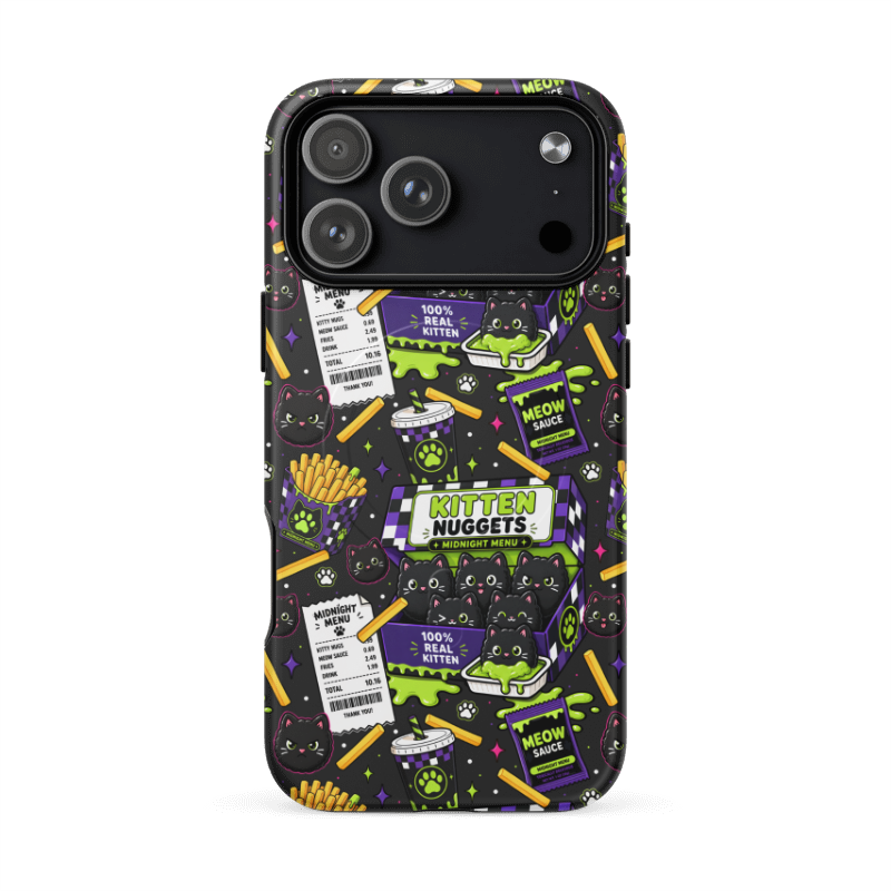 Kitten Nuggets Midnight Menu Phone Case