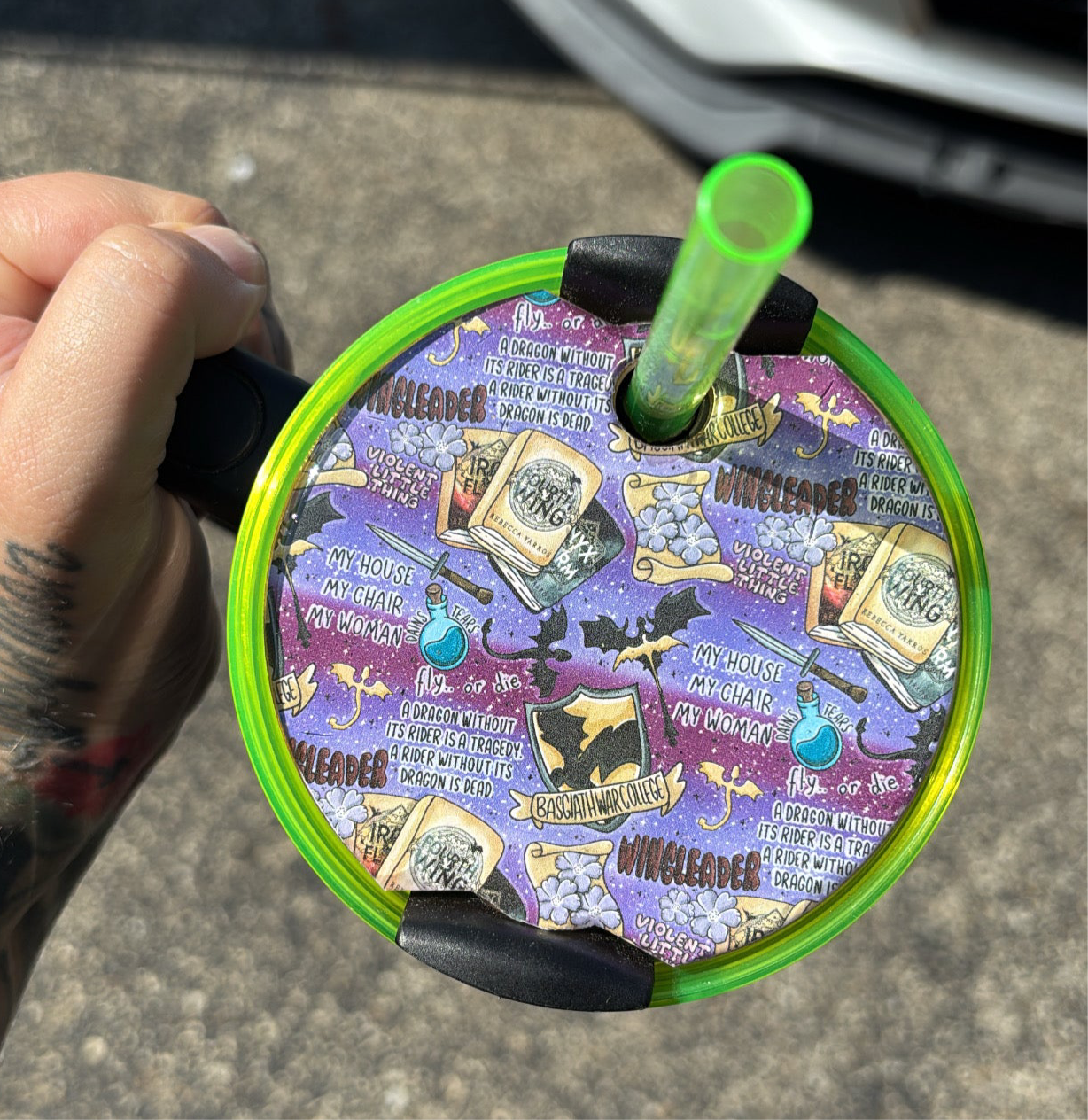 Fourth Wing 40oz Stanley Quencher Topper