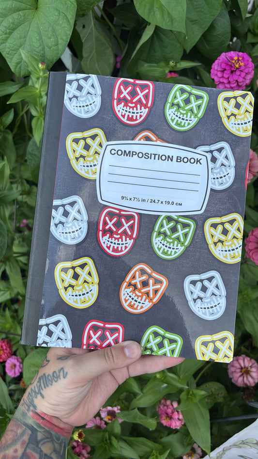 Heathen Masks Notebook OFFICIALLY LICENSED