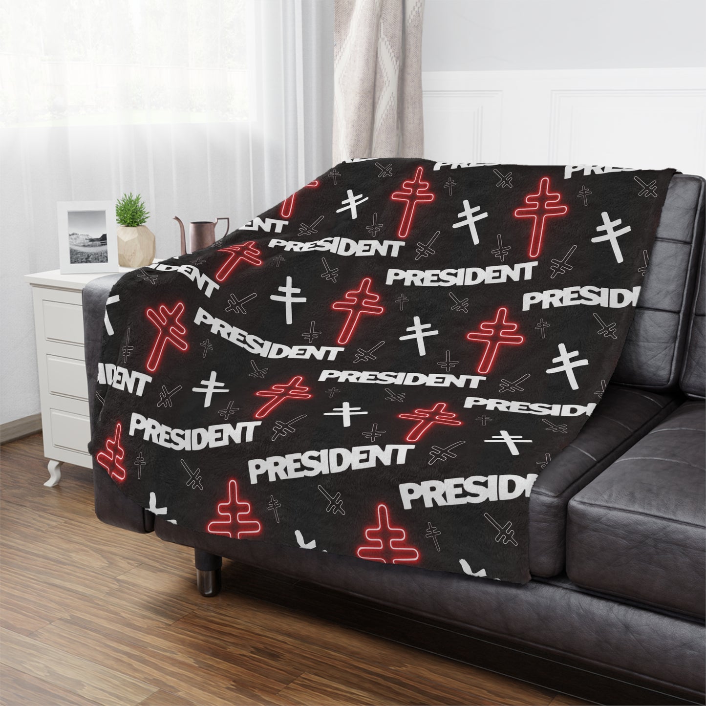 PRESIDENT Campaign Band Inspired Blanket PRE ORDER