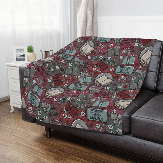 Maximum Trigger Warnings Blanket PRE ORDER