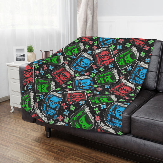 Into Darkness Books Blanket PRE ORDER