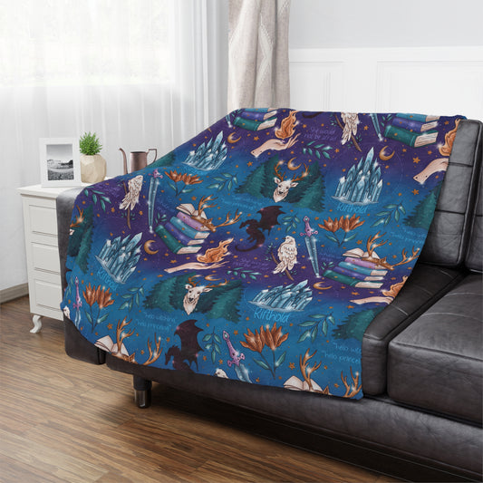 Glass Throne Inspired Book Blanket PRE ORDER