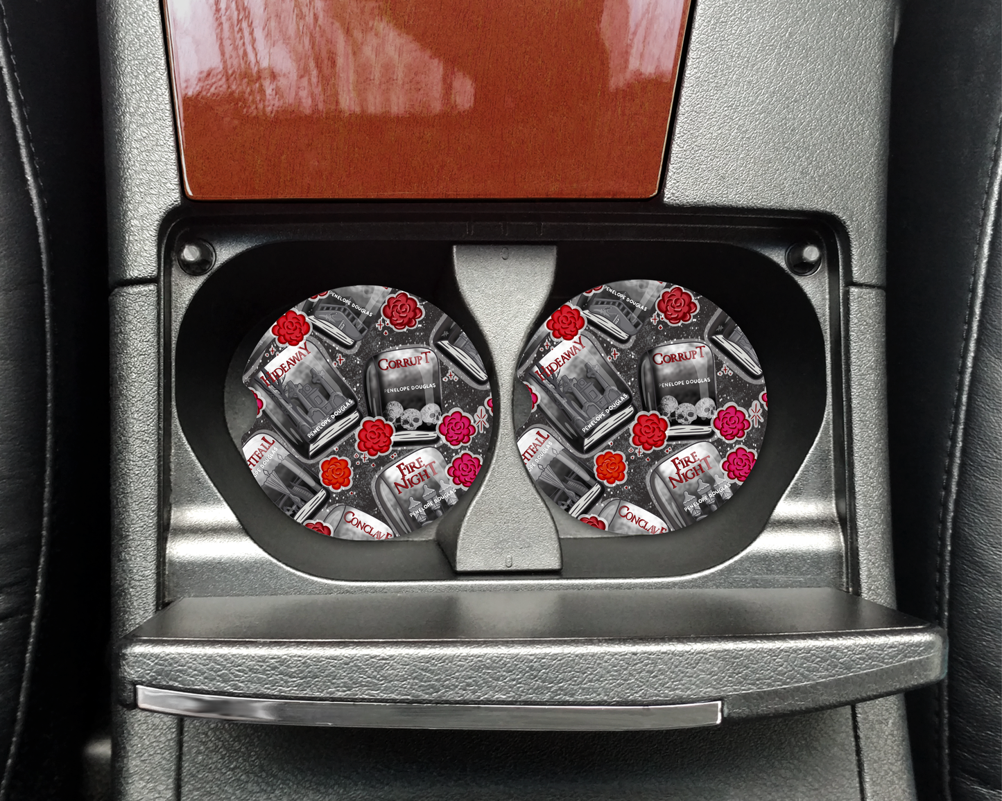 Devil's Night Inspired Car Coasters