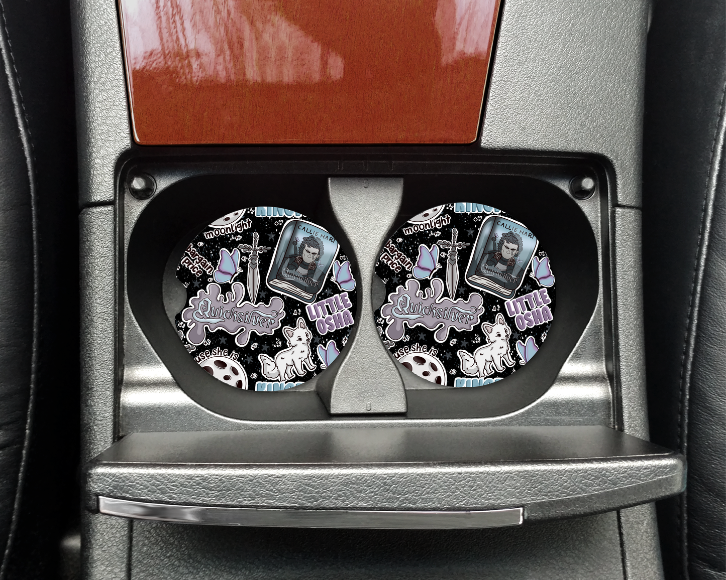 Quicksilver Inspired Car Coasters