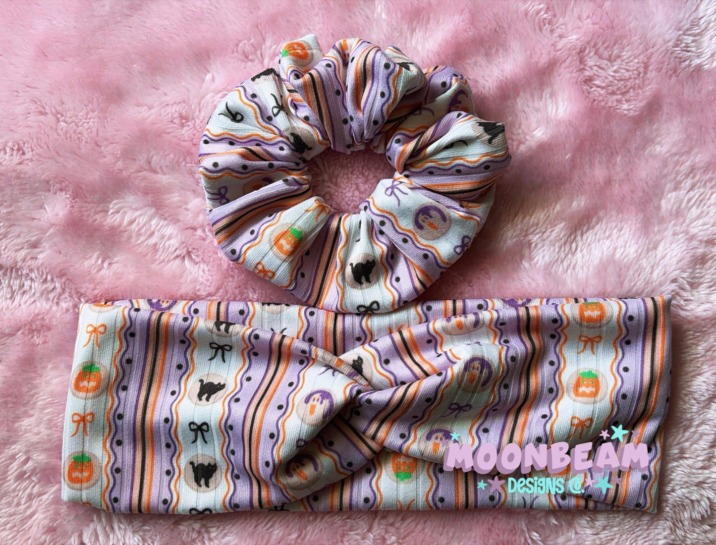 Halloween Cookie Headbands and Scrunchies