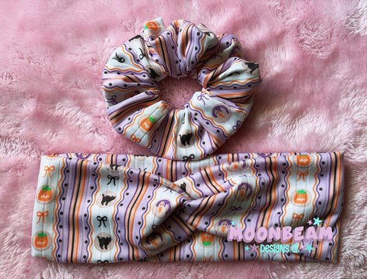 Halloween Cookie Headbands and Scrunchies