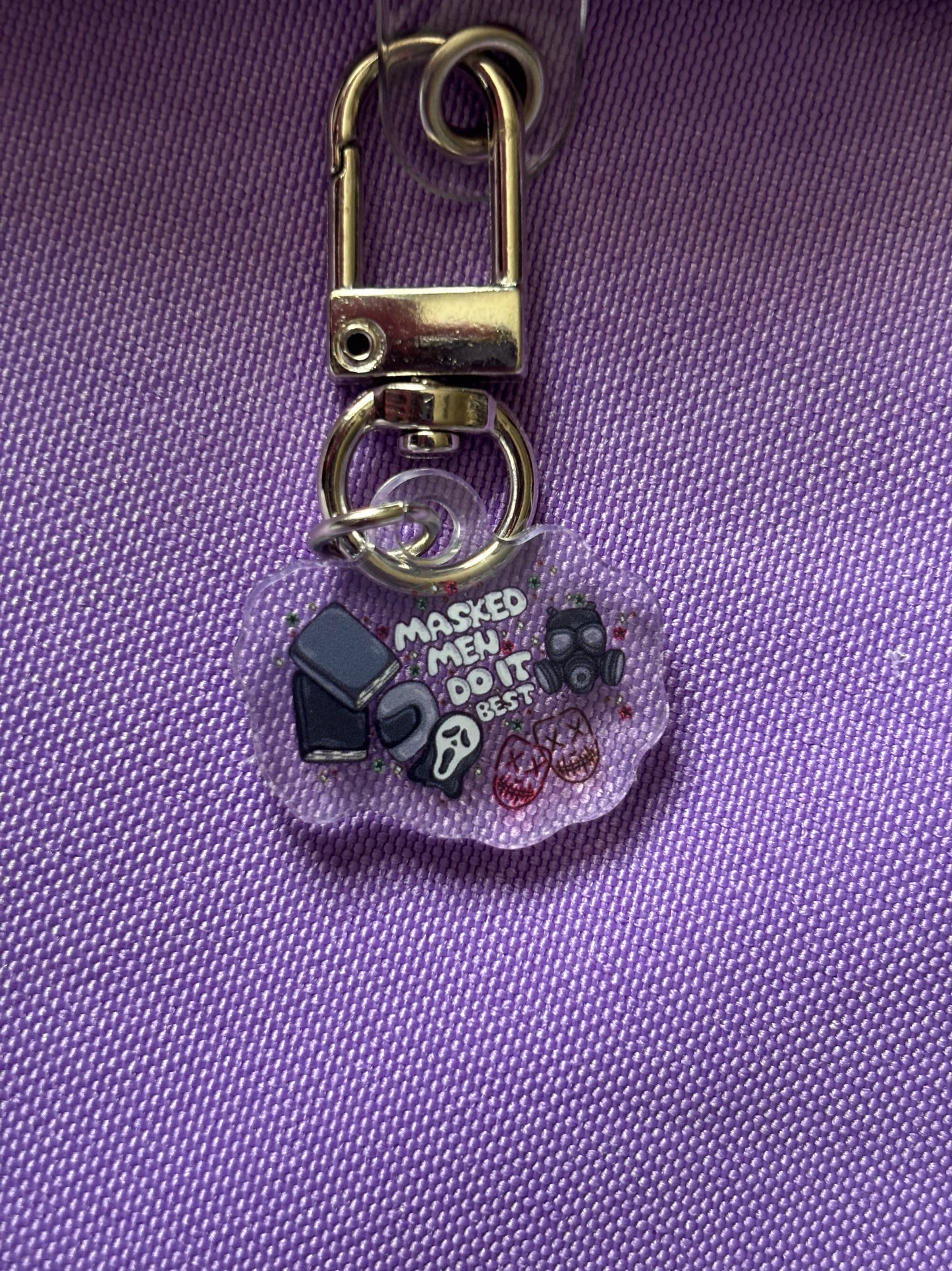 Masked Men Bookish Inspired Charm