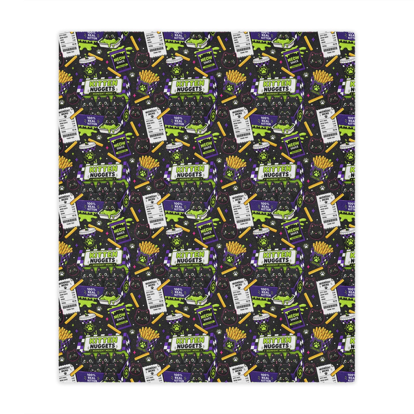 Kitty Snacks Blanket PRE ORDER