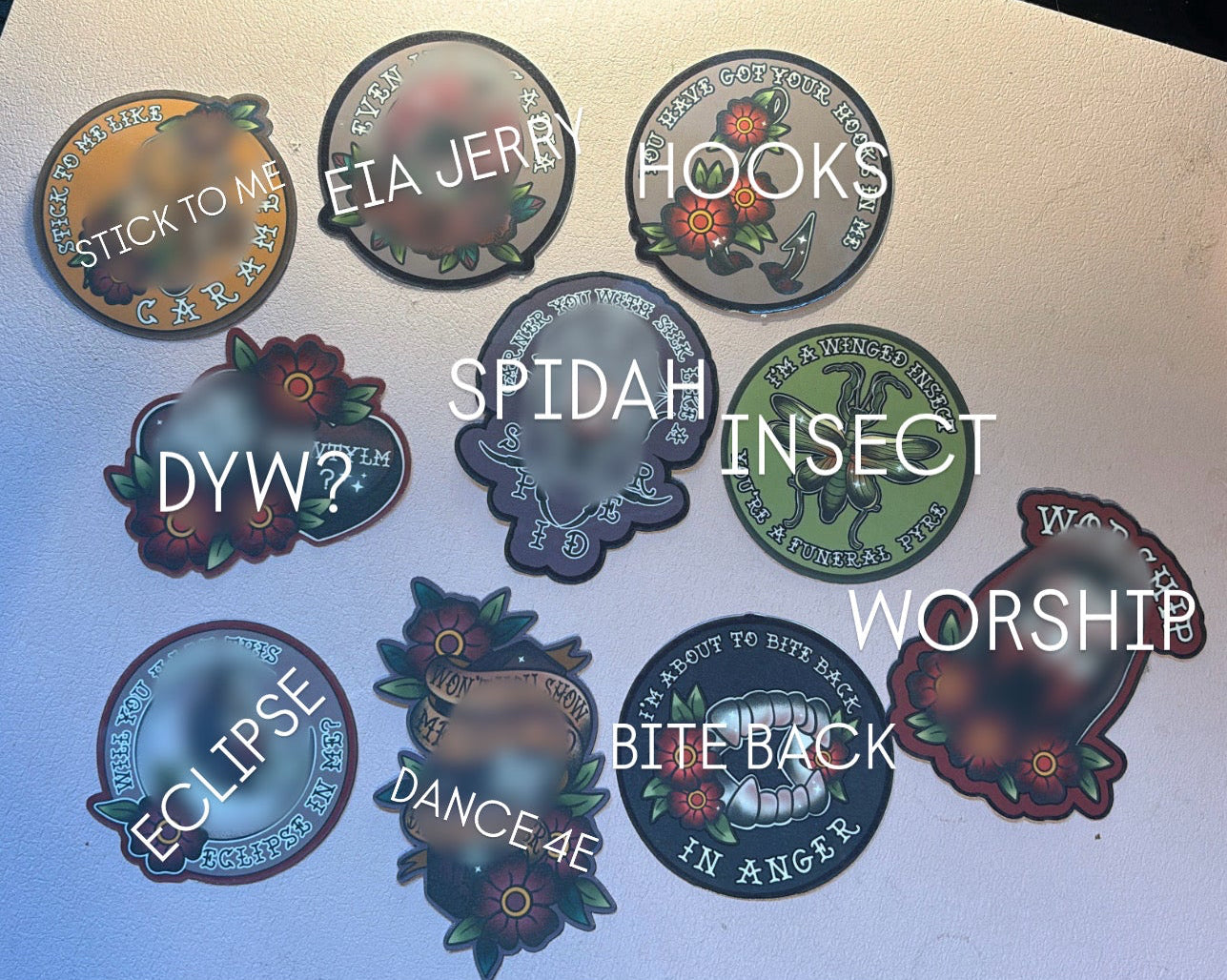 Nap Voucher Stickers