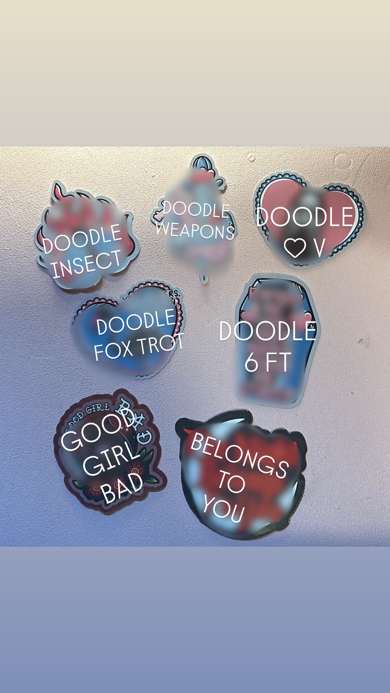 Nap Voucher Stickers