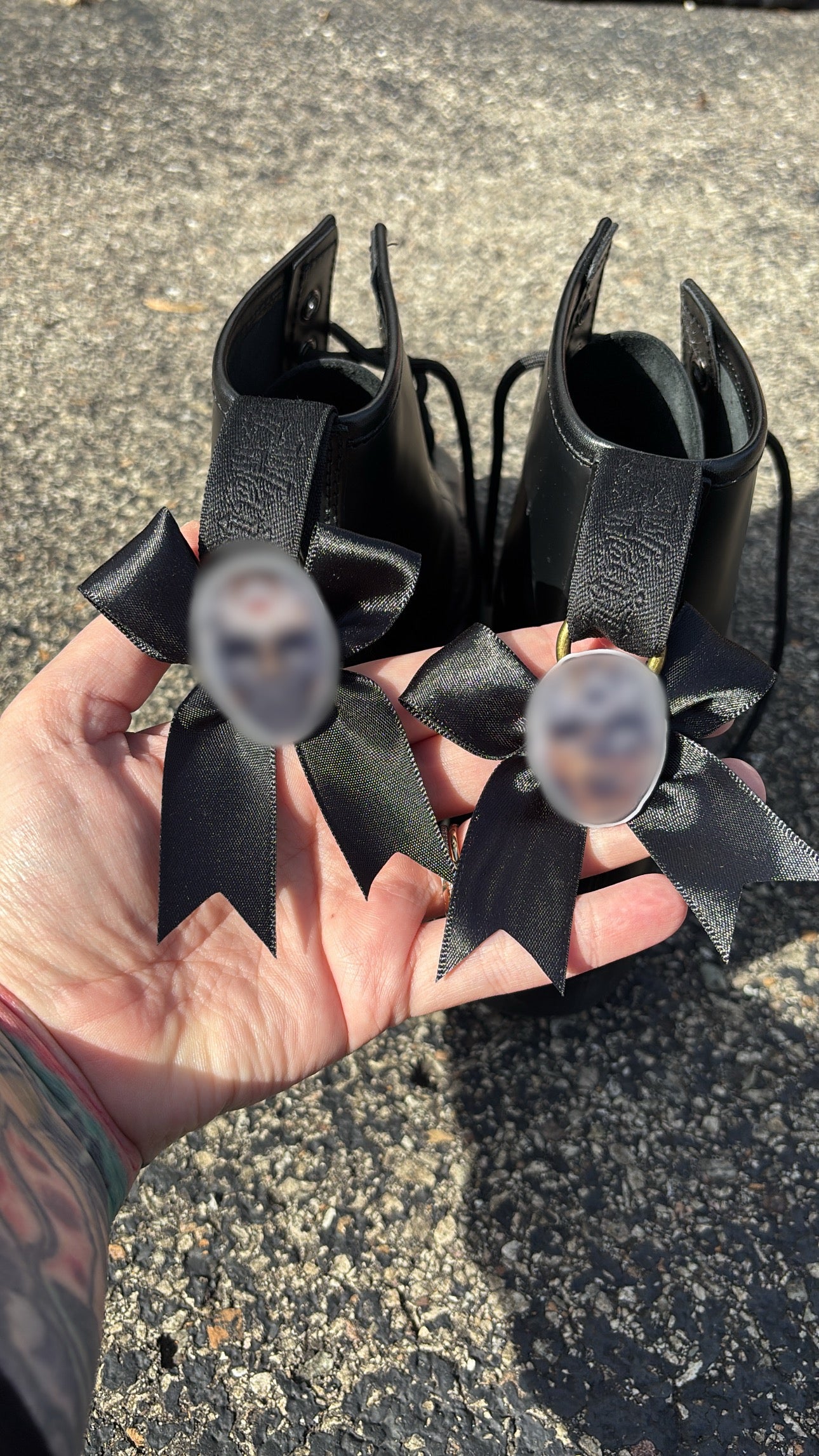 Nap Voucher Masks Inspired Boot Bow Charms