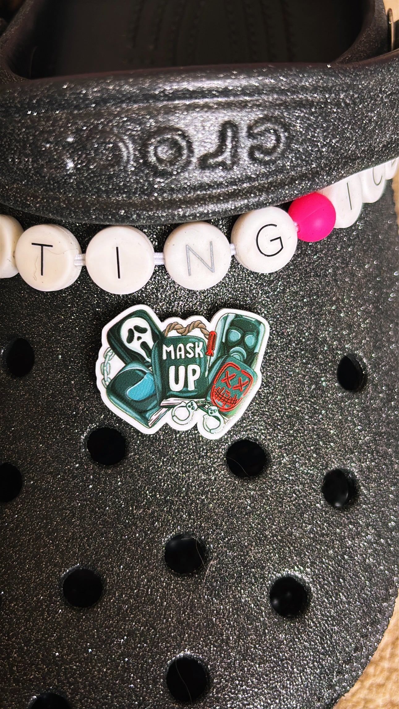 Masked Men Shoe Charms