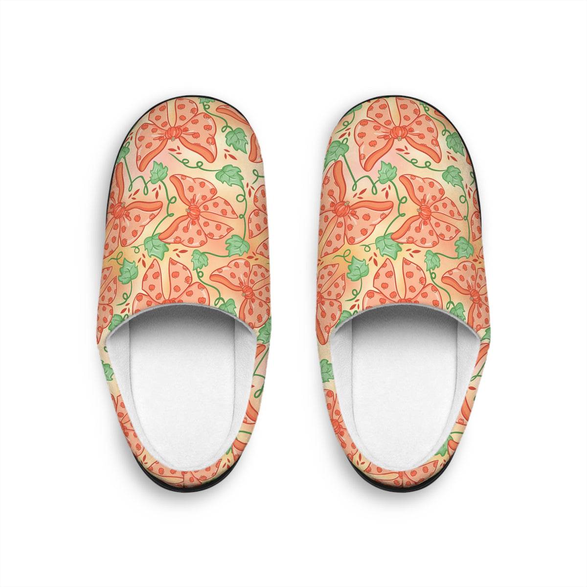 Pumpkin Bows Women's Slippers PREORDER