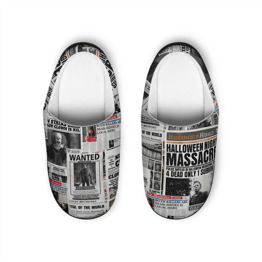 Halloween News Women's Slippers PREORDER