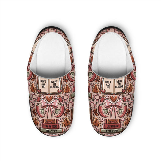 Don't Ask Me What I'm Reading Women's Slippers PREORDER