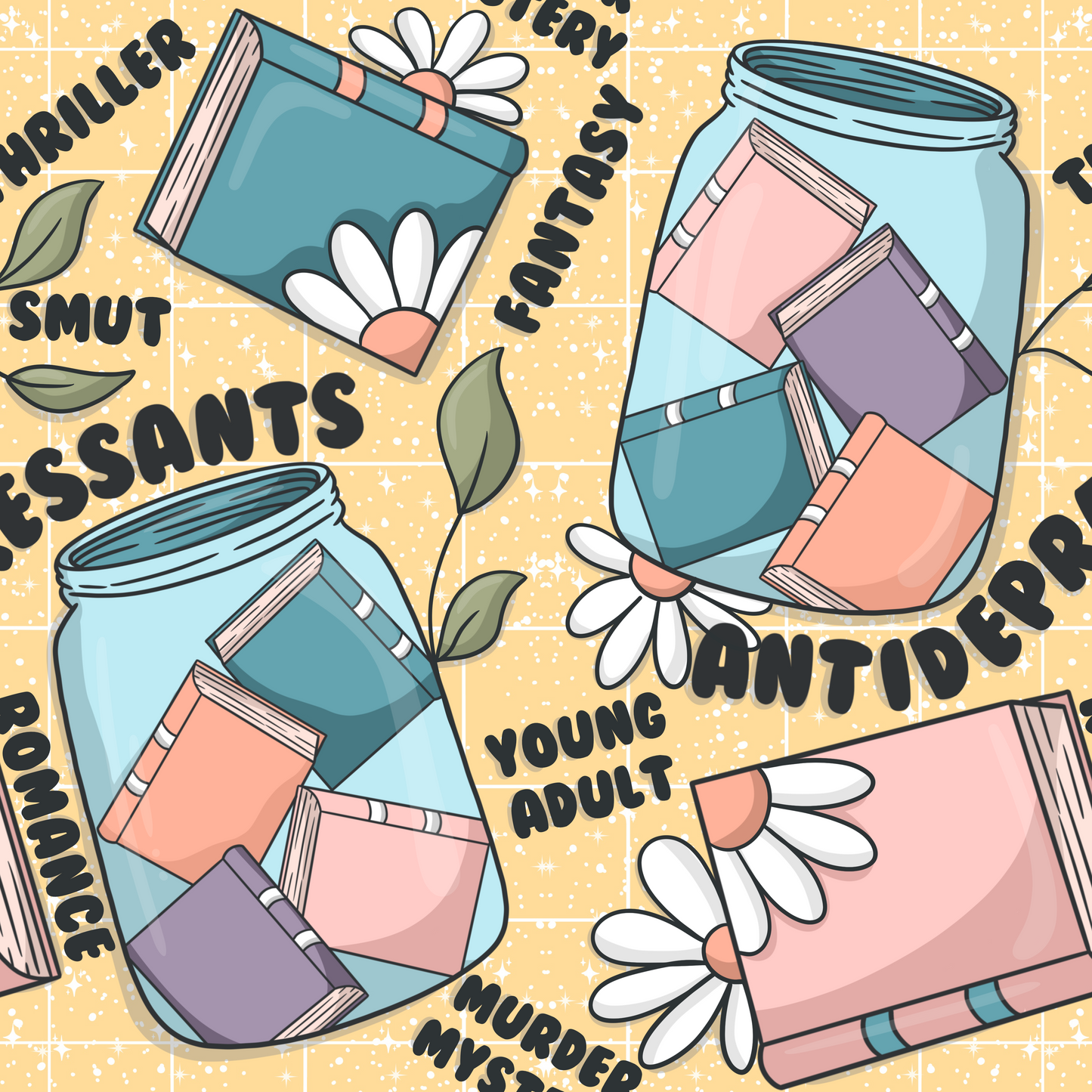 Bookish Tropes E Reader Insert