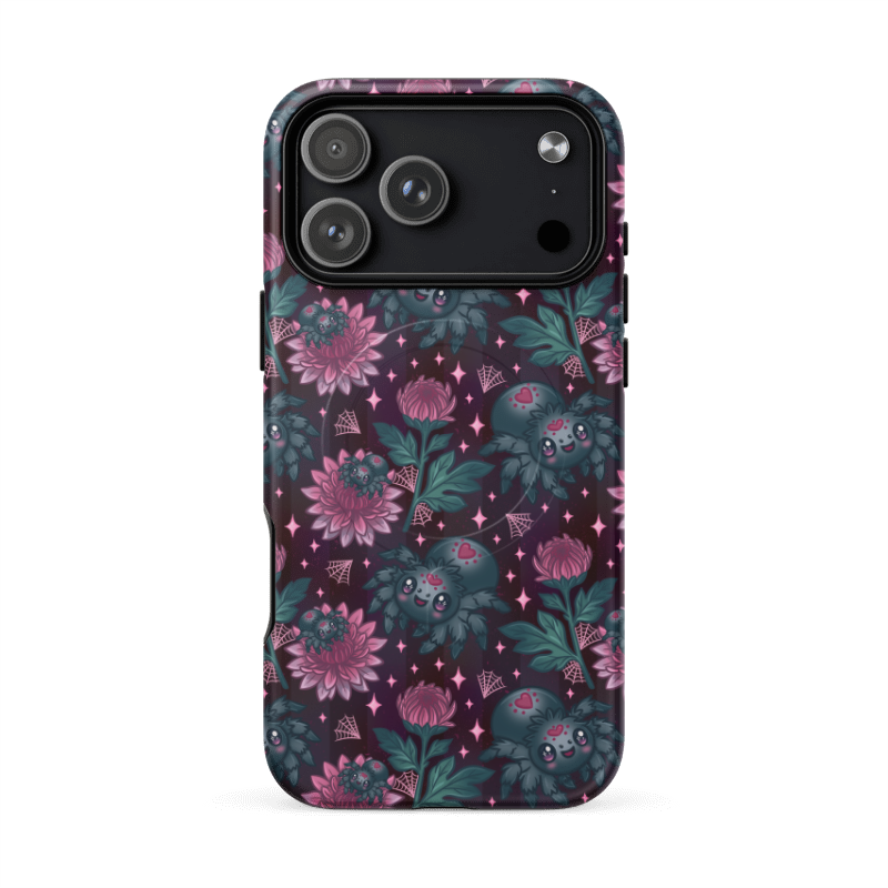 Spiders in Bloom Phone Case