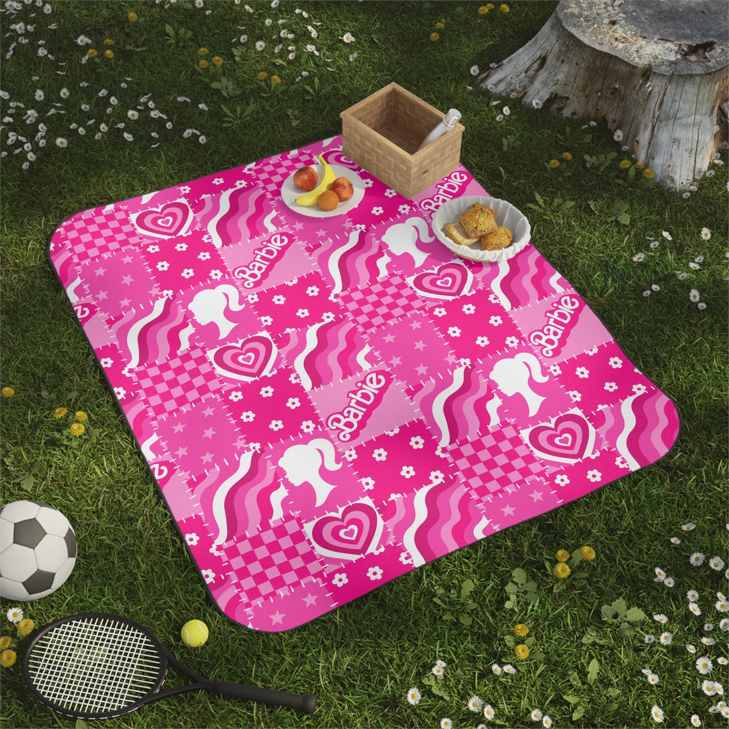 Let's Go Party Picnic Blanket/Beach Towel