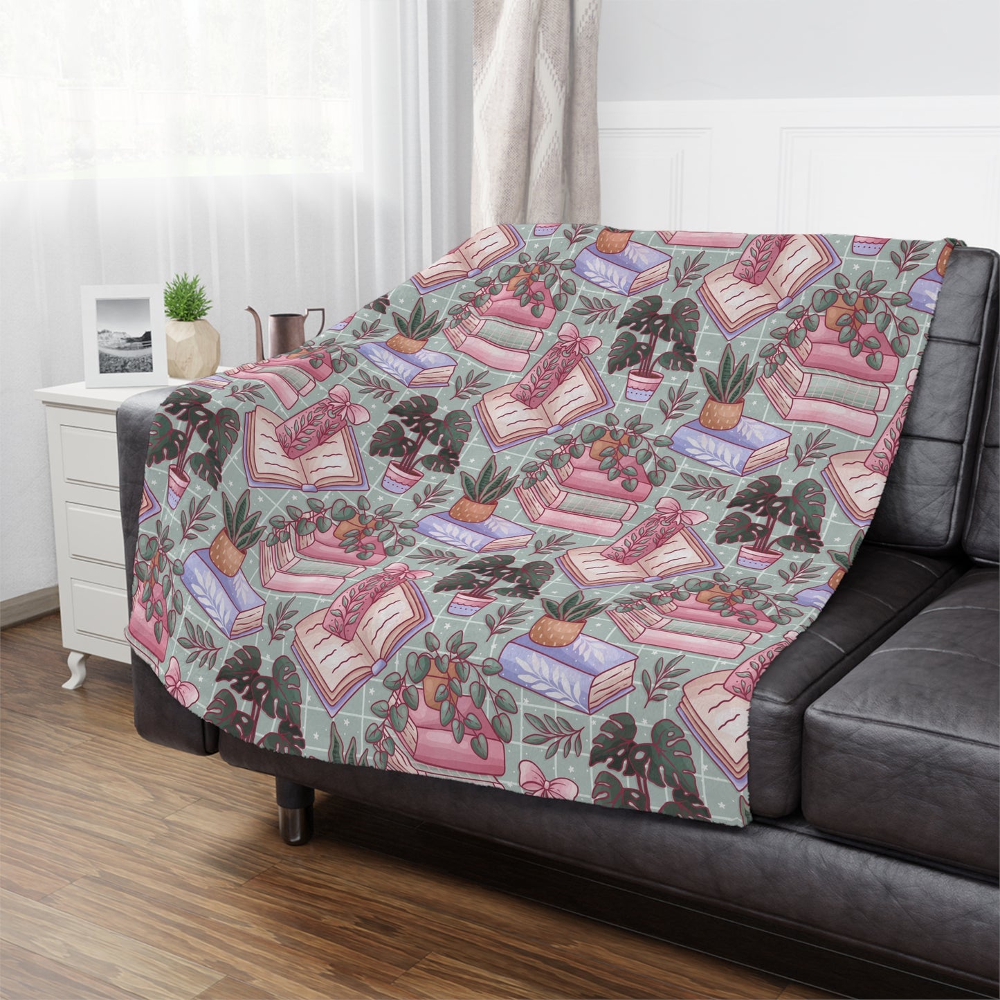 Books and Plants Blanket PRE ORDER