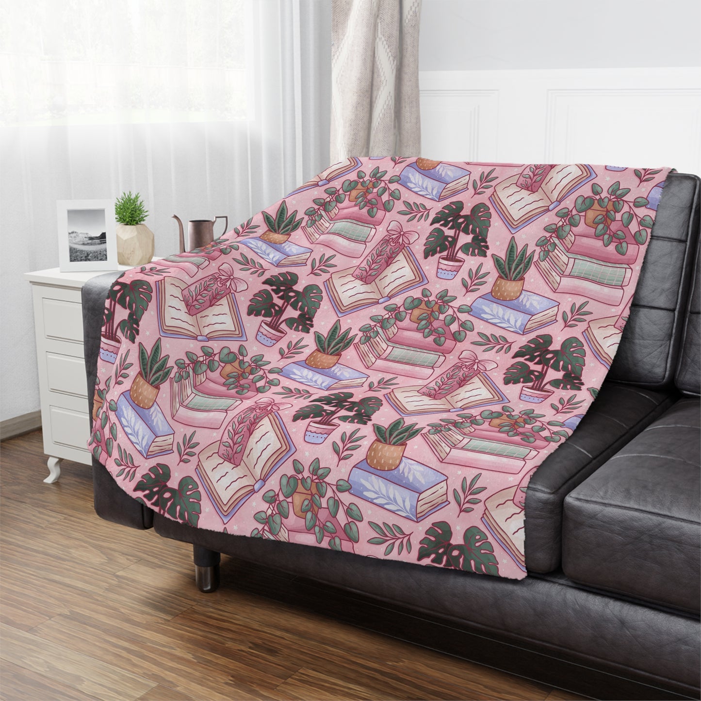 Books and Plants Blanket PRE ORDER