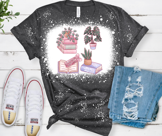 Books and Plants T Shirt PREORDER