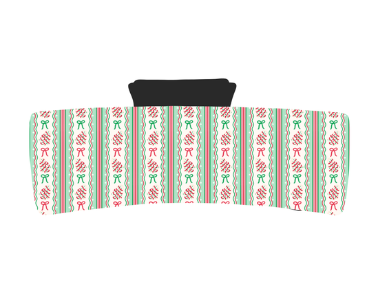 Christmas Cakes Claw Clip