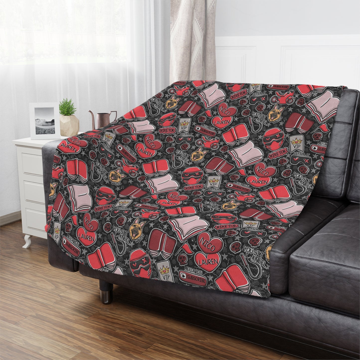 Into Darkness Books Blanket PRE ORDER