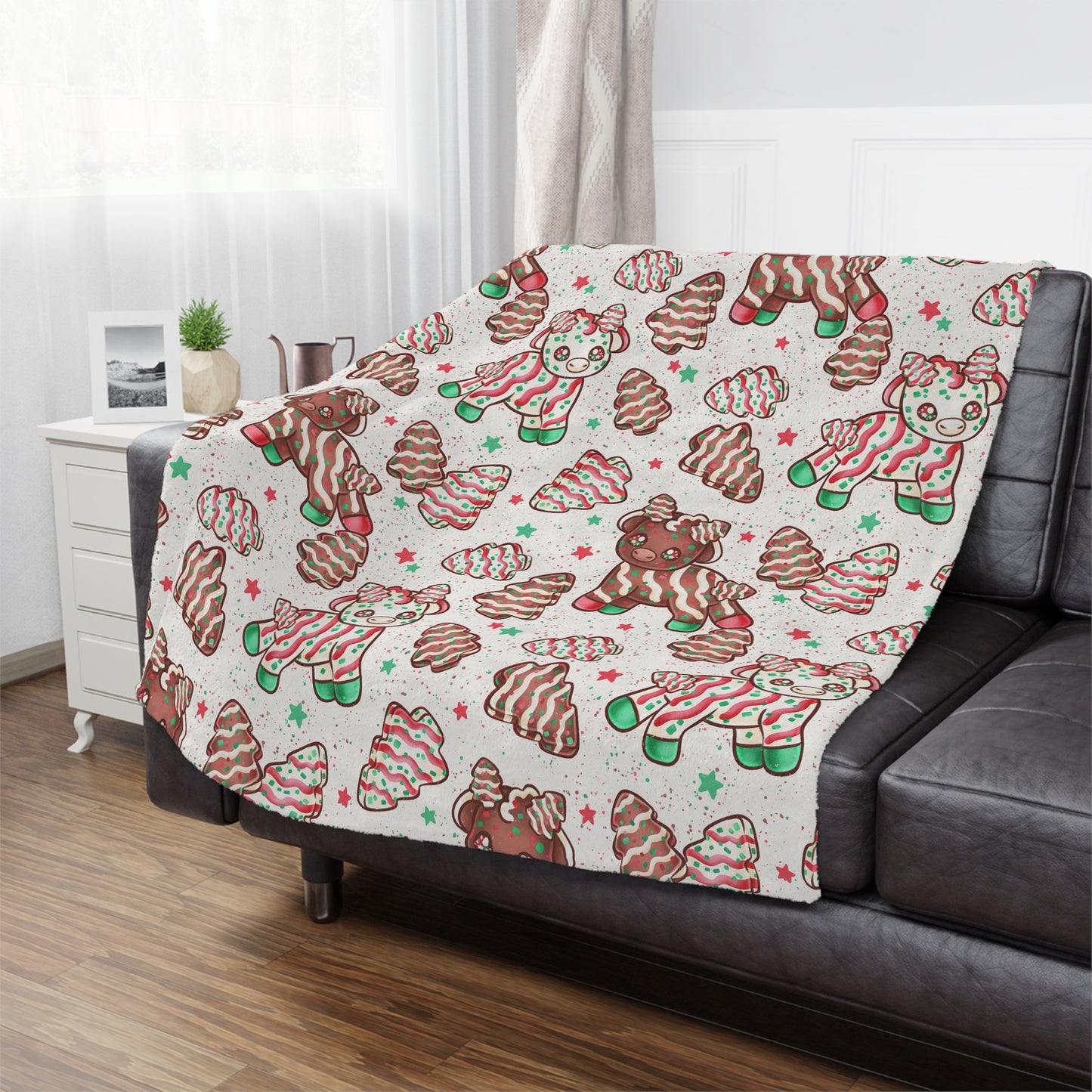 Christmas Cow Cakes Blanket PRE ORDER