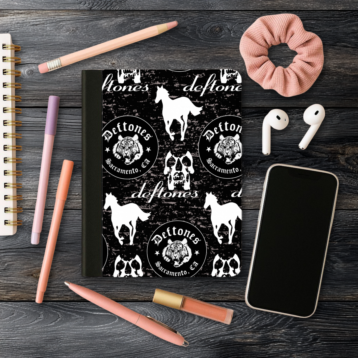 Deftones Inspired Notebook
