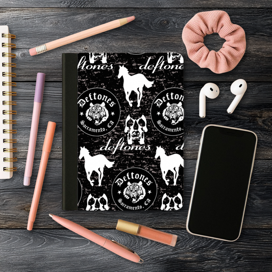 Deftones Inspired Notebook