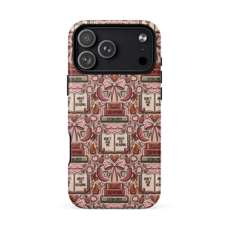 Extra Spicy Book Inspired Phone Case