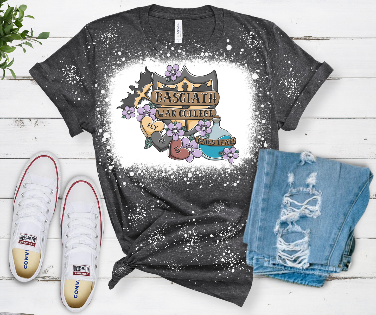 Fourth Wing Tattoos Bookish Inspired T Shirt PREORDER