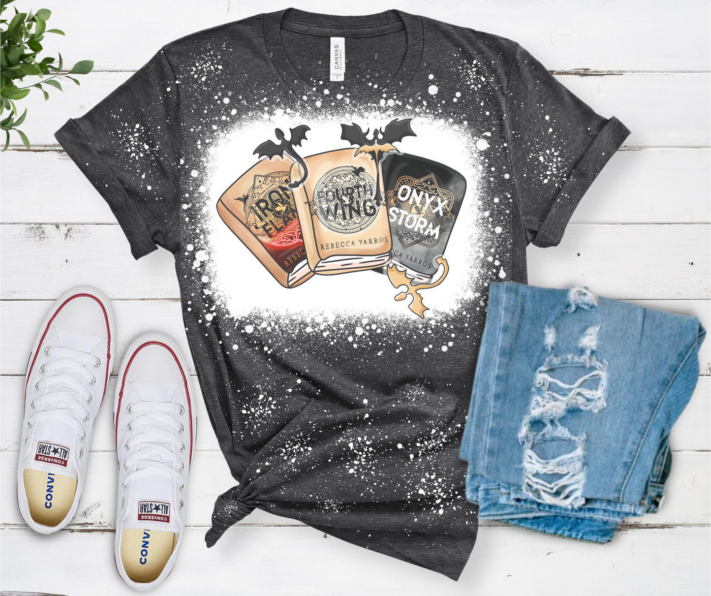 Empyrean Series Dragons Tattoos Bookish Inspired T Shirt PREORDER