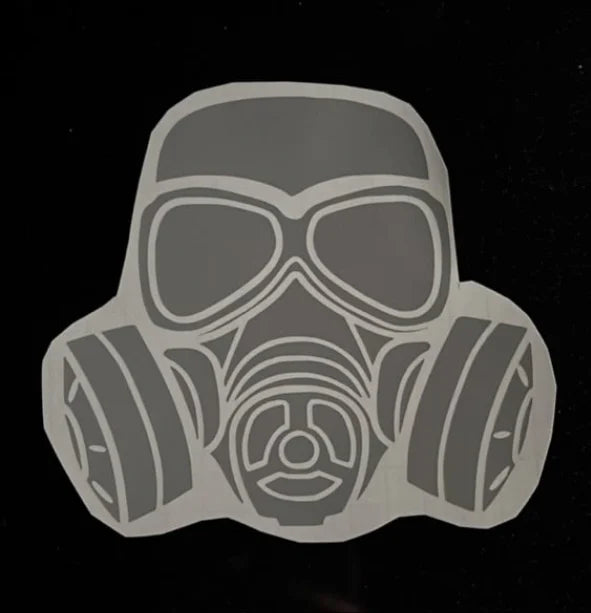 Web of Silence Duet Malachi Vize Gas Mask Decal OFFICIALLY LICENSED