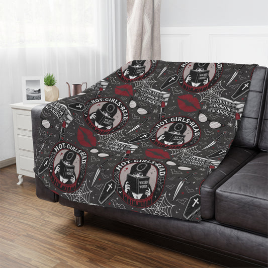 Hot Ghouls Read Blanket PRE ORDER